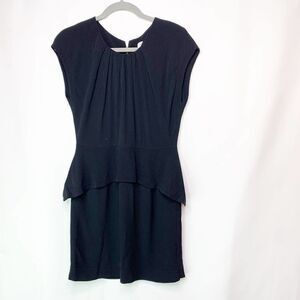 Sandro Paris Shortsleeve Dress Black Women's size 2